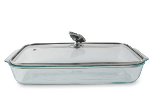 Arthur Court BUTTERFLY LID WITH PYREX 3 QUART BAKING DISH