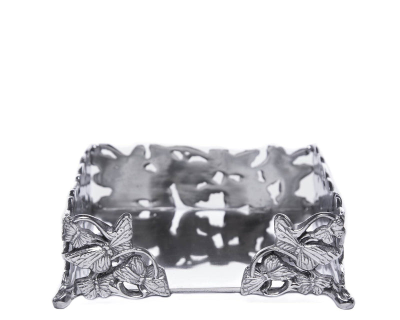 Arthur Court Butterfly Luncheon Napkin Box