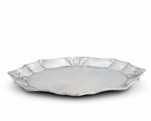 Arthur Court Fleur De Lis Oval Platter