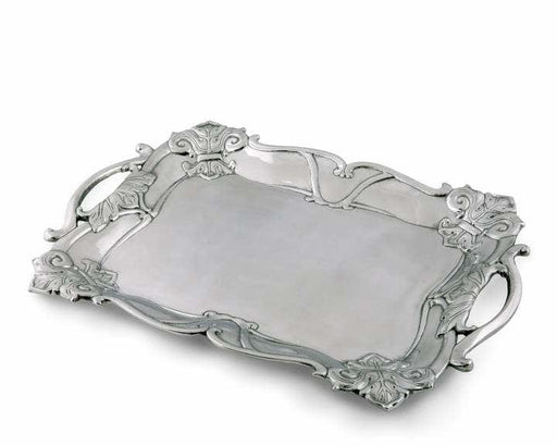 Arthur Court Fleur de lis Rectangular Tray