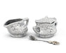 Arthur Court Grape 3 piece Sugar and Creamer Set