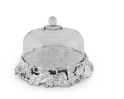 Arthur Court Grape Cake Stand Glass Dome