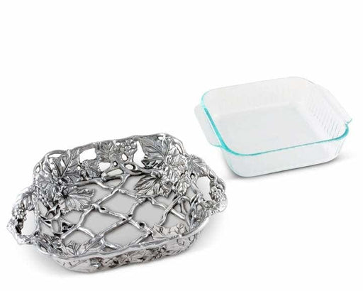 Arthur Court Grape Casserole w/2Quart Square Pyrex