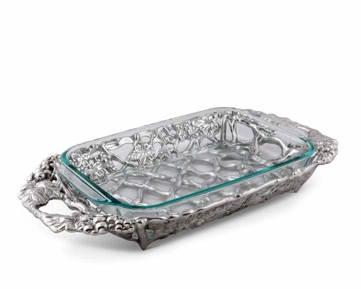 Arthur Court Grape Casserole w/3 Quart Pyrex
