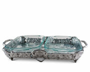 Arthur Court Grape Double Pyrex  Holder 2QT