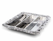 Arthur Court Grape Flatware Caddy/Div Platter