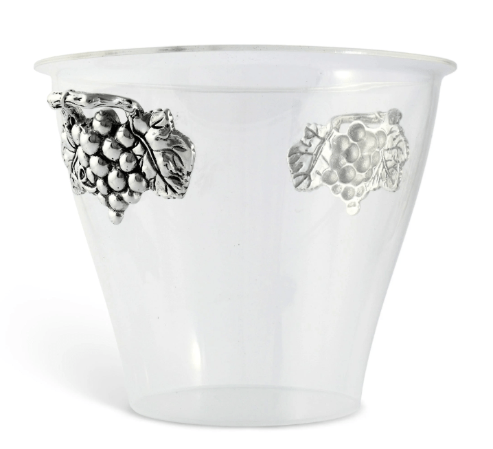 Arthur Court GRAPE HANDLE ACRYLIC ICE BUCKET