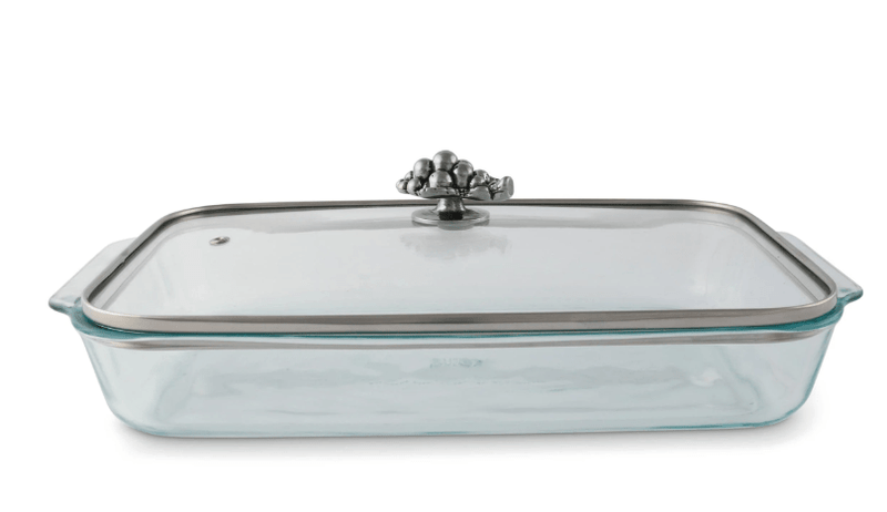 Arthur Court GRAPE LID WITH PYREX 3 QUART BAKING DISH