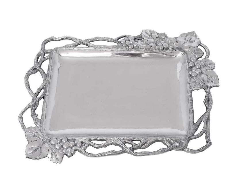 Arthur Court Grape Open Vine Large Rect Tray
