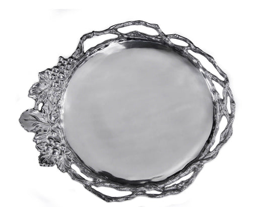 Arthur Court Grape Open Vine Large Round Tray