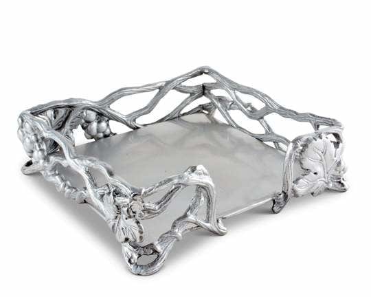 Arthur Court Grape Open Vine Napkin Box
