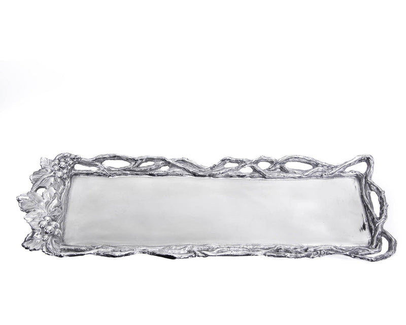 Arthur Court Grape Open Vine Oblong Tray