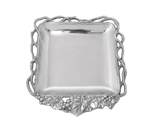 Arthur Court Grape Open Vine Square Tray