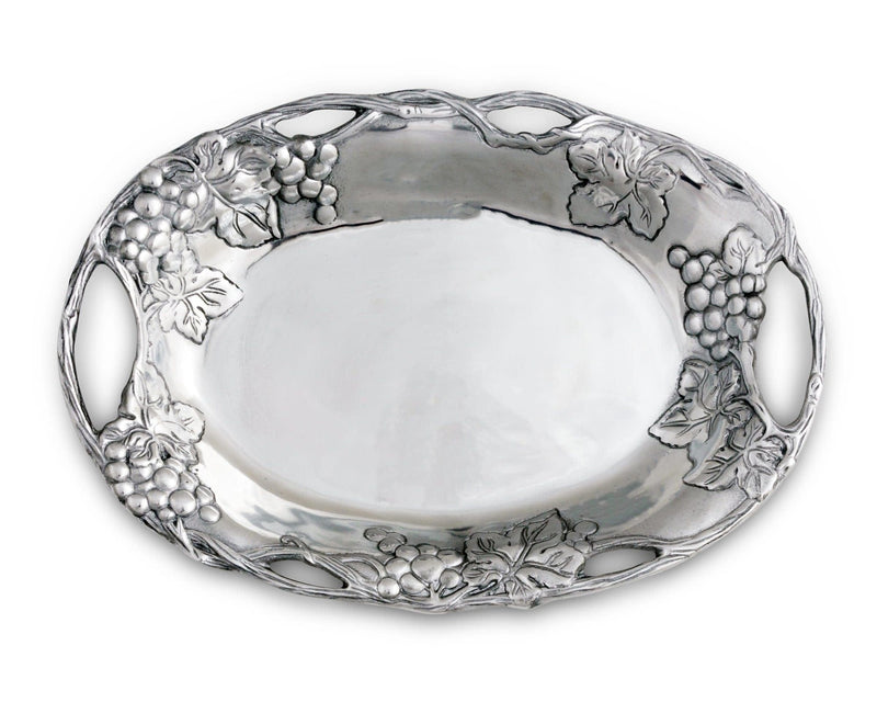 Arthur Court Grape Oval Tray