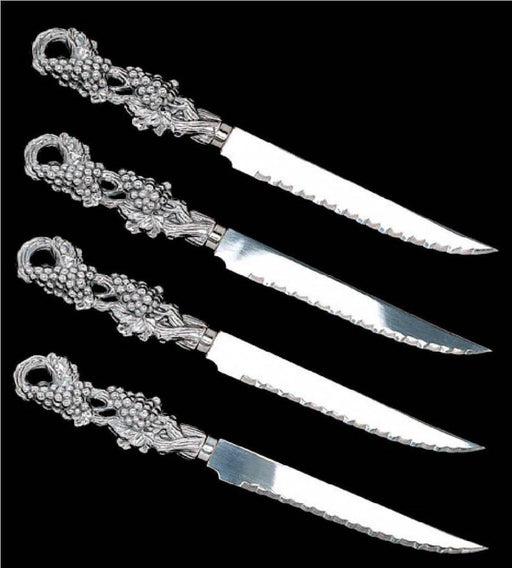 Arthur Court Grape Steak Knives - Set/4