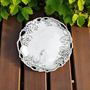 Arthur Court Serving Platter Grape 15" Round Tray