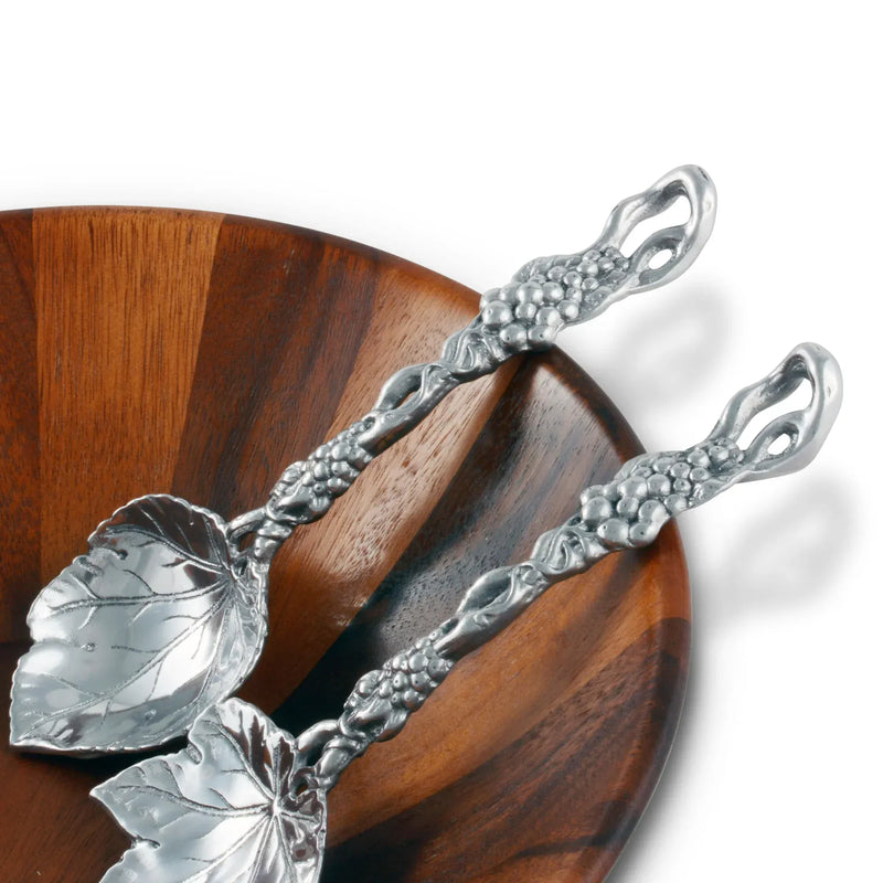 Arthur Court Serving Spoons Grapevine Serving Set
