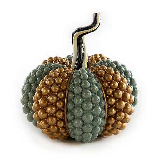 Autumn Harvest Pumpkin - Sage Jewel - Treasured Accents