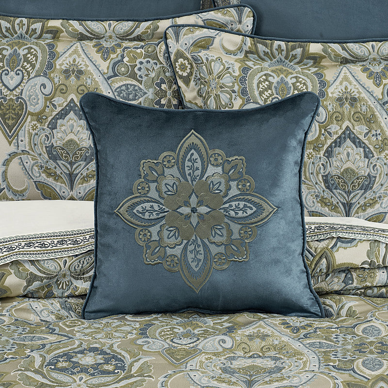 Avellino 18" Square Decorative Throw Pillow