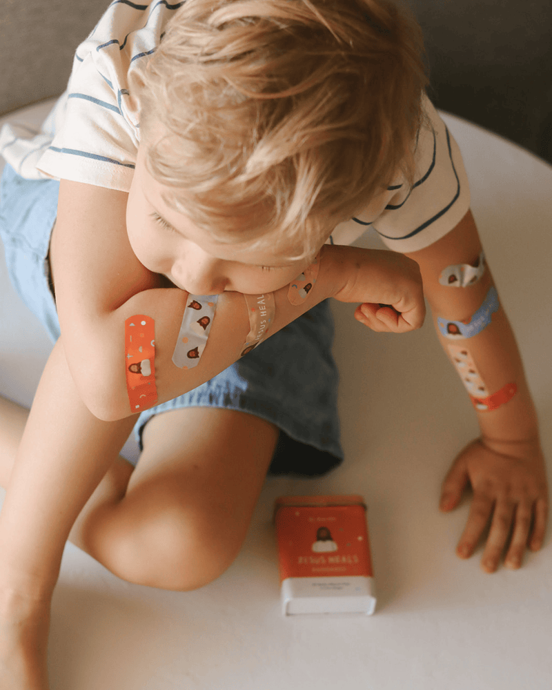 Be A Heart Baby Jesus Heals Bandages