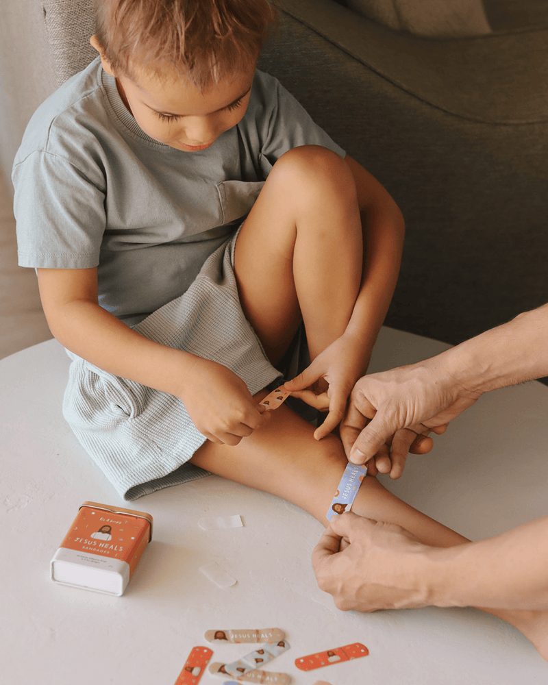 Be A Heart Baby Jesus Heals Bandages