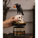 Bethany Lowe Bethany Lowe Halloween Crow and Skull on Box by Bethany Lowe Designs