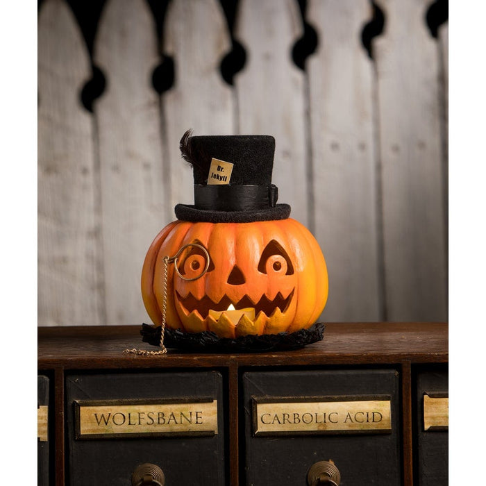 Bethany Lowe Bethany Lowe Halloween Dr. Jekyll Pumpkin by Bethany Lowe Designs