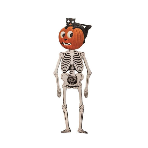 Bethany Lowe Bethany Lowe Halloween Jack & Cat Hanging Skeleton by Bethany Lowe Designs