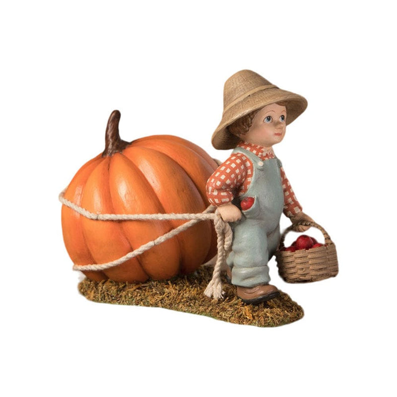 Bethany Lowe Bethany Lowe Halloween Paulie Pulling Pumpkin by Bethany Lowe Designs