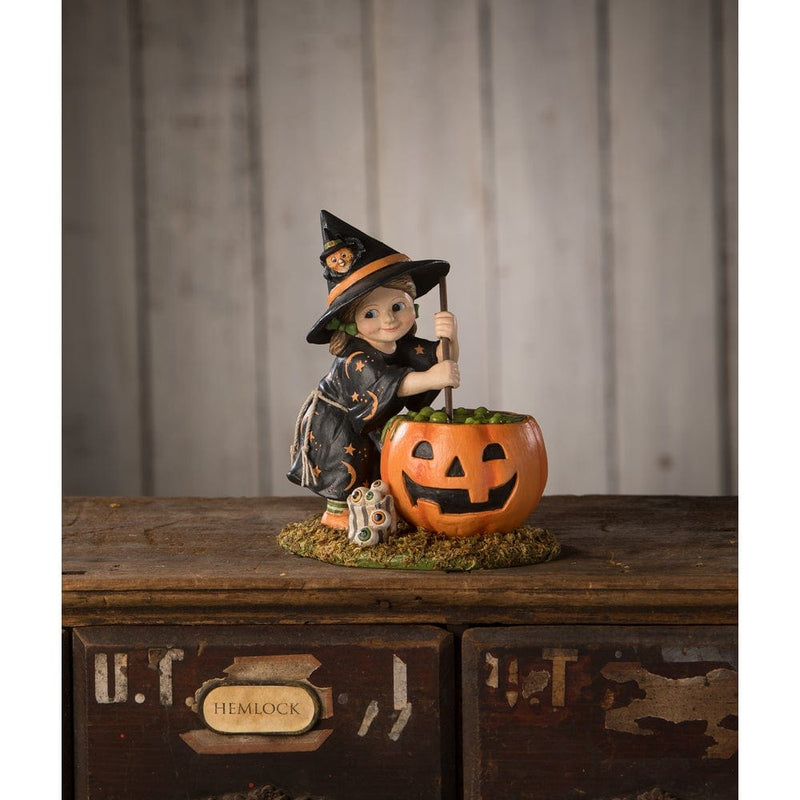 Bethany Lowe Bethany Lowe Halloween Pumpkin Brewing Piper by Bethany Lowe Designs