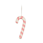 Bethany Lowe Christmas Hot Pink Candy Cane Ornament by Bethany Lowe Designs