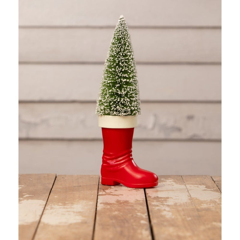 Bethany Lowe Christmas Large Santa Boot with BB Tree by Bethany Lowe Designs