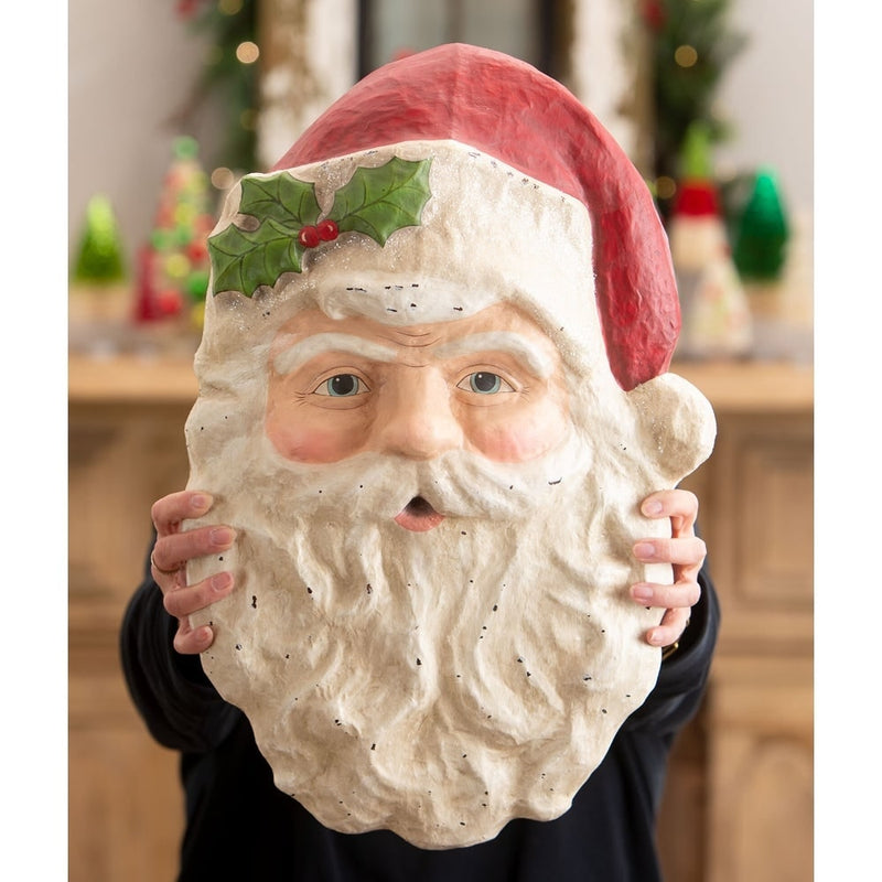Bethany Lowe Christmas Large Vintage Santa Head by Bethany Lowe Designs