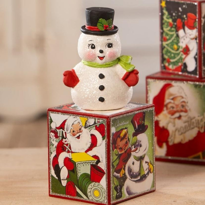 Bethany Lowe Christmas Lil Snowman by Bethany Lowe Designs