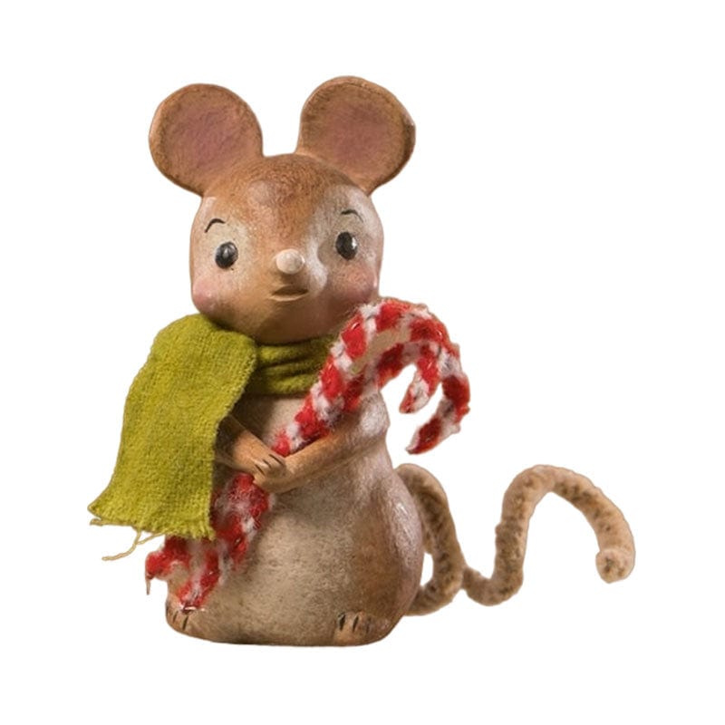 Bethany Lowe Christmas Little Mouse with Candy Canes by Bethany Lowe Designs