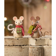 Bethany Lowe Christmas Little Mouse with Candy Canes by Bethany Lowe Designs