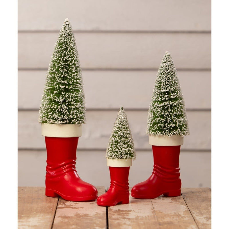 Bethany Lowe Christmas Medium Santa Boot with BB Tree by Bethany Lowe Designs