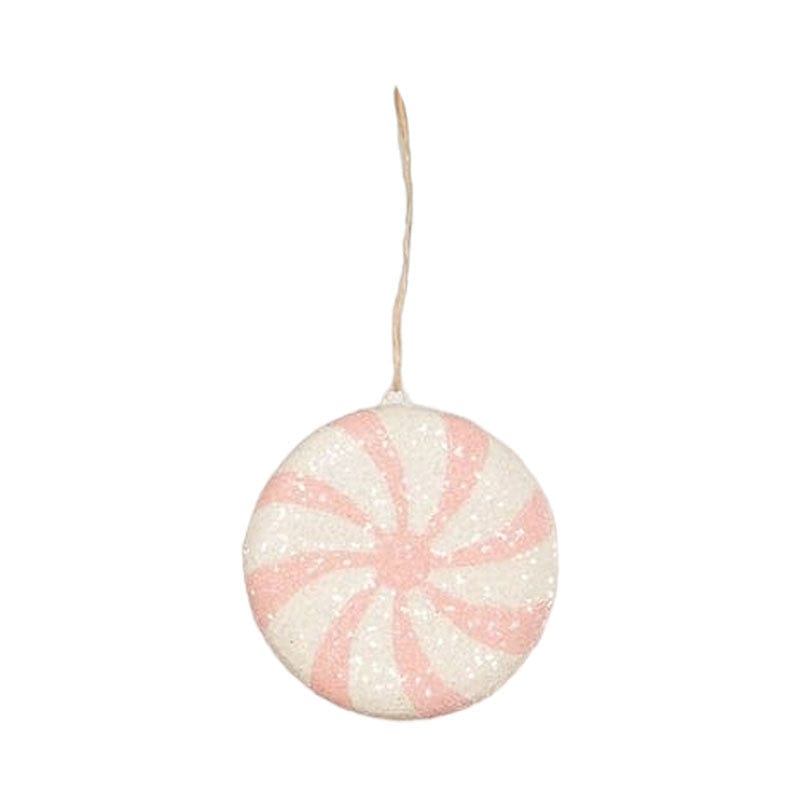 Bethany Lowe Christmas Pink Peppermint Ornament by Bethany Lowe Designs