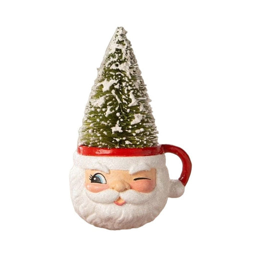 Bethany Lowe Christmas Retro Santa Mug Ornament by Bethany Lowe Designs