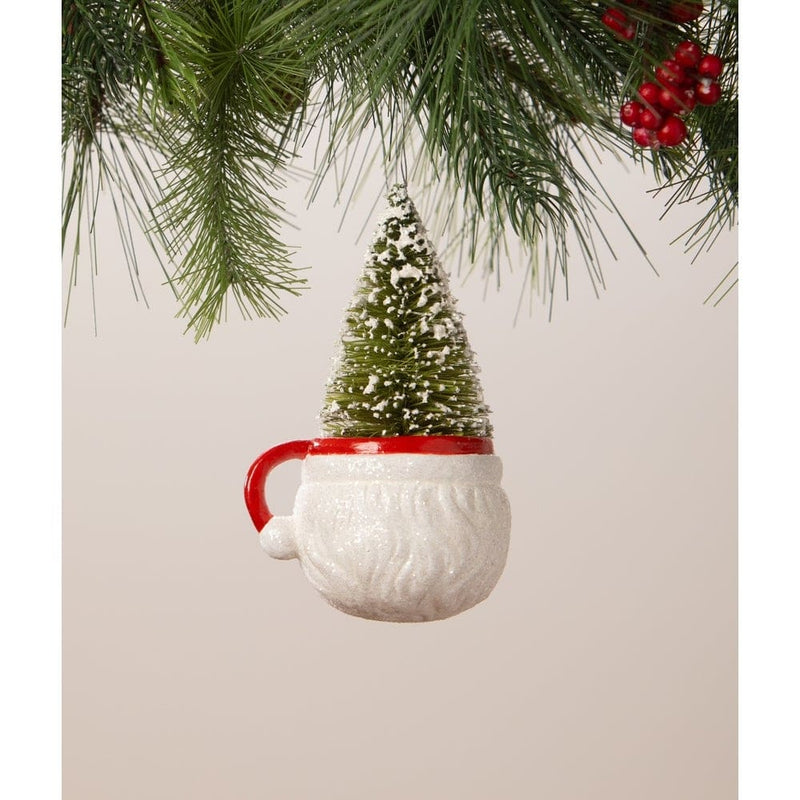 Bethany Lowe Christmas Retro Santa Mug Ornament by Bethany Lowe Designs