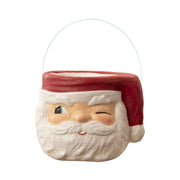 Bethany Lowe Christmas Retro Winking Santa Bucket by Bethany Lowe Designs