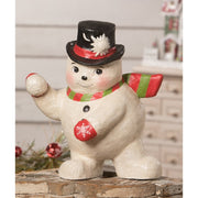 Bethany Lowe Christmas Snowball Fight Snowman by Bethany Lowe Designs