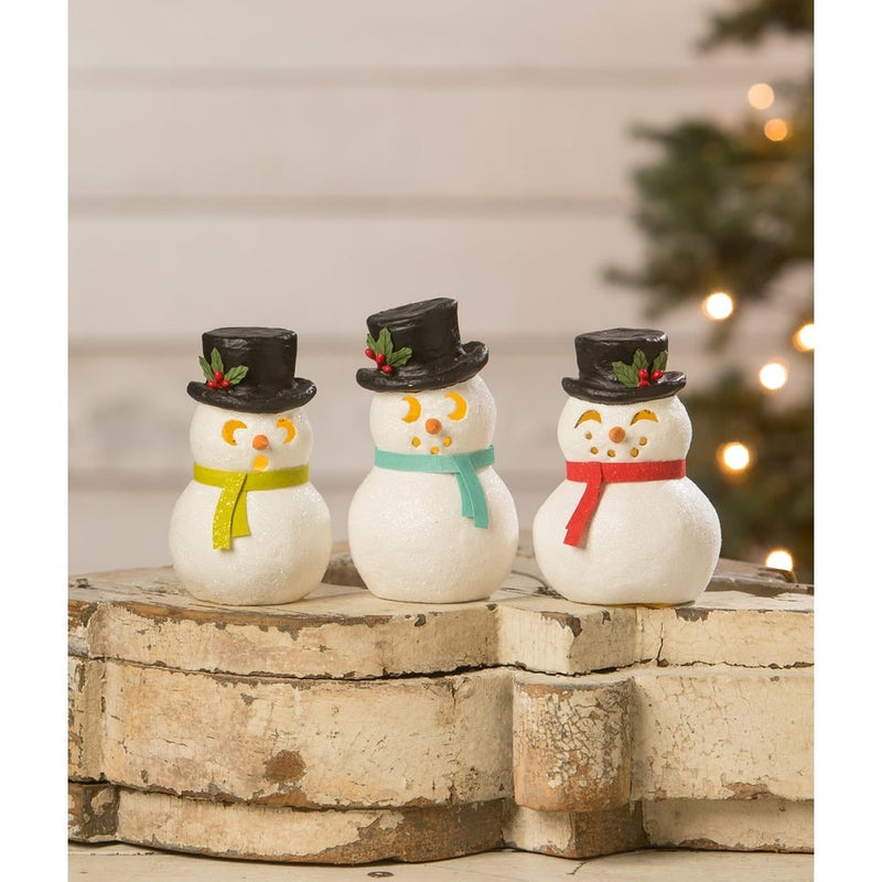 Bethany Lowe Christmas Snowman Luminary Happy by Bethany Lowe Designs