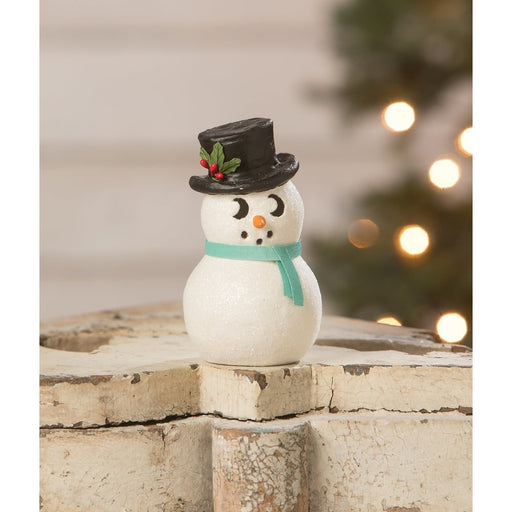 Bethany Lowe Christmas Snowman Luminary Peeking by Bethany Lowe Designs