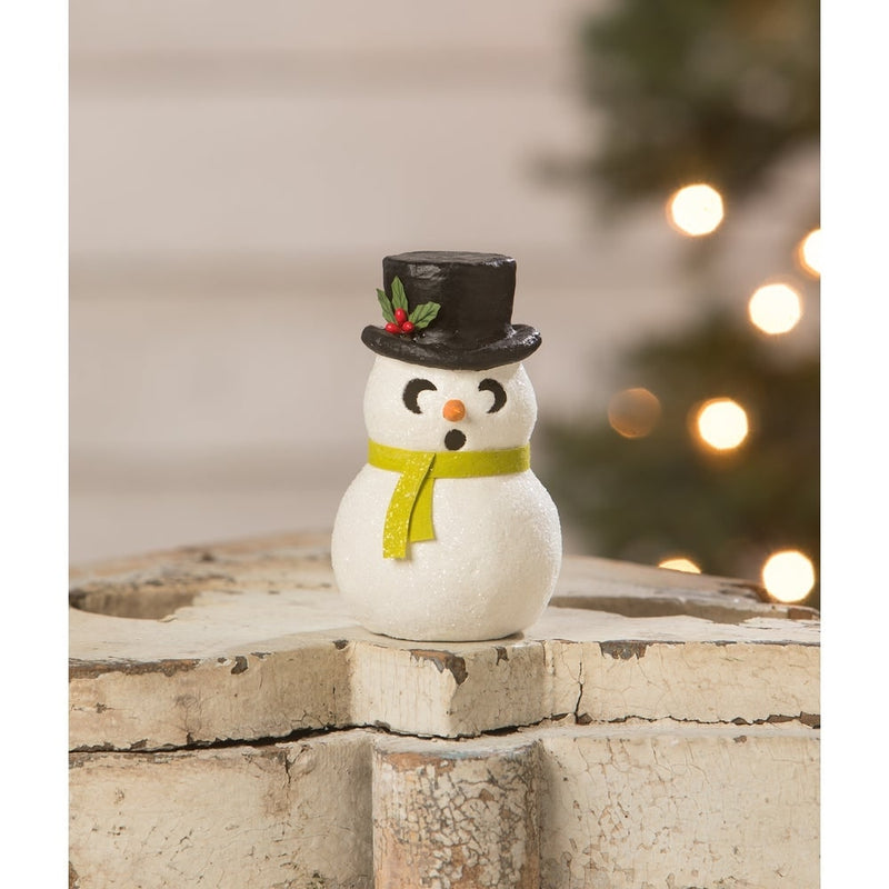 Bethany Lowe Christmas Snowman Luminary Surprised by Bethany Lowe Designs