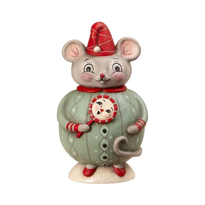 Bethany Lowe Christmas Spencer Squeak Dreams Jar by Johanna Parker for Bethany Lowe