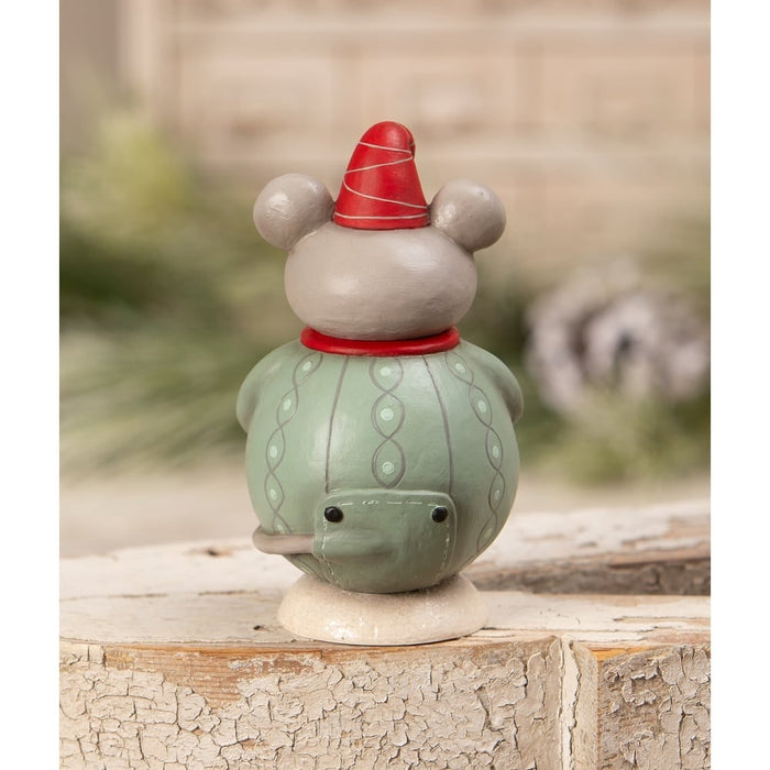 Bethany Lowe Christmas Spencer Squeak Dreams Jar by Johanna Parker for Bethany Lowe