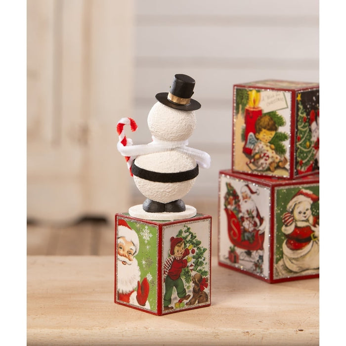 Bethany Lowe Christmas Vintage Jolly Snowman by Bethany Lowe Designs