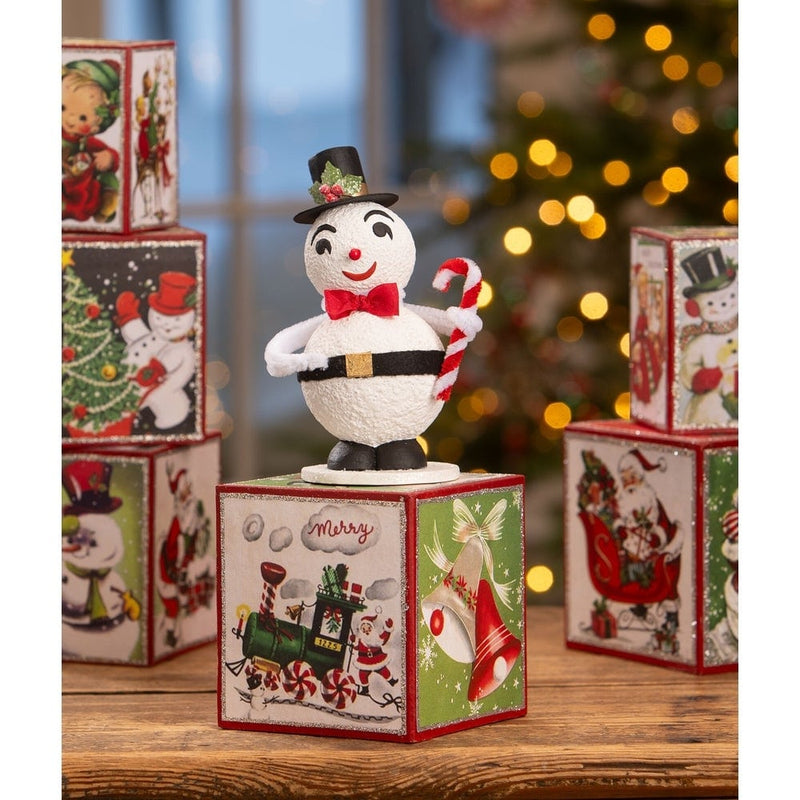 Bethany Lowe Christmas Vintage Jolly Snowman by Bethany Lowe Designs