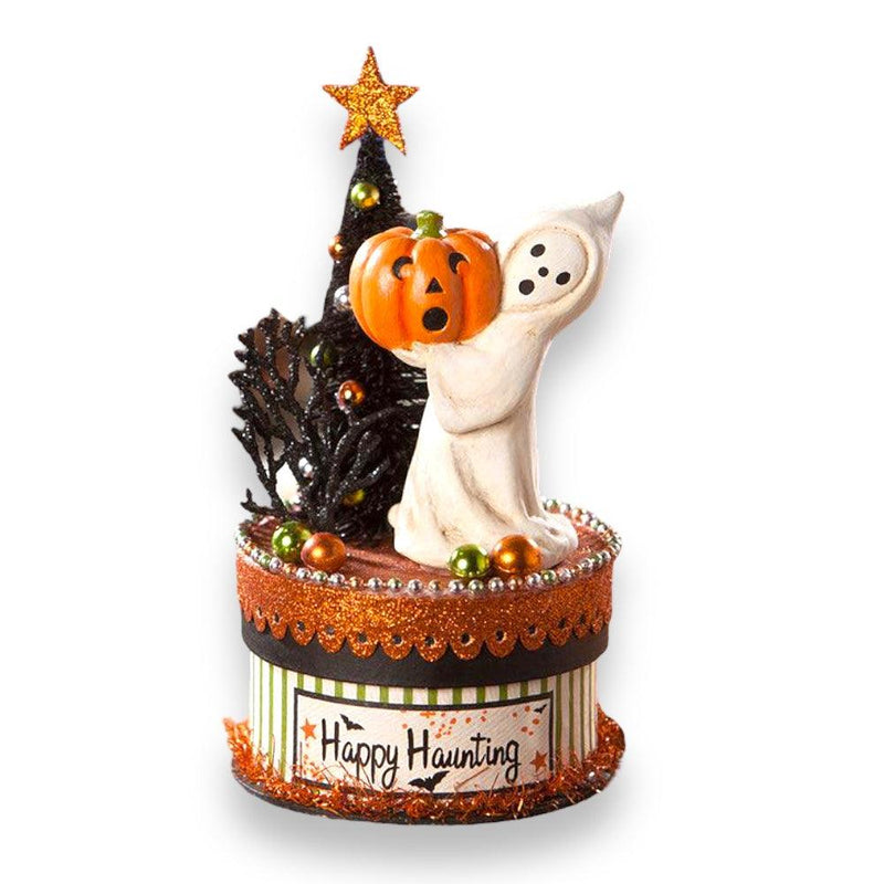 Bethany Lowe Collectible Figurines Happy Haunting Ghost On Box by Bethany Lowe Designs